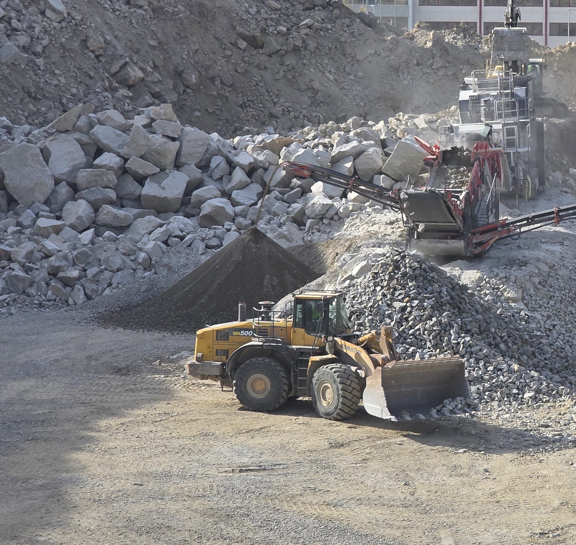 Komatsu WA500-7 cargadora de ruedas en Ferrol